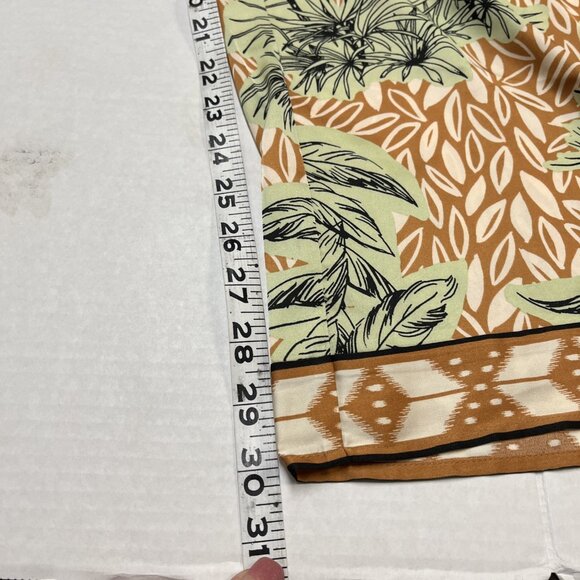 Rachel Zoe Tropical Print Jumpsuit - Green and Brown - Picture 12 of 14